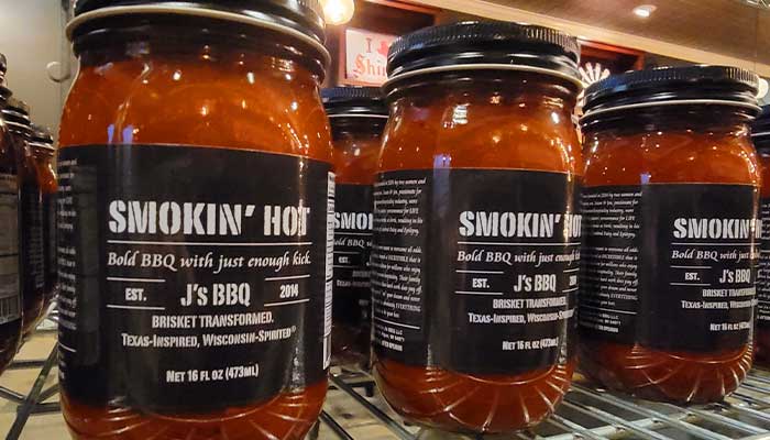 Shop delicious Smokin' Hot sauce at J's BBQ Sauce Hub in Ripon WI.