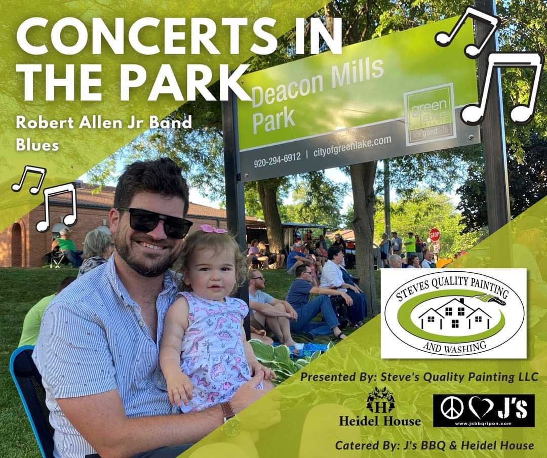 We support our community and encourage entertainment. J's BBQ is sponsoring Concerts in the Park in Ripon WI.