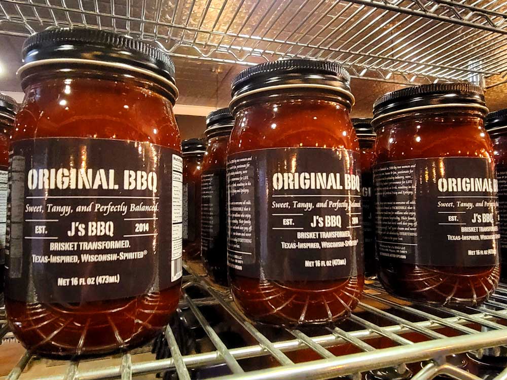 The Original BBQ sauce served by J's BBQ in Ripon WI is sweet, tangy and perfectly balanced.