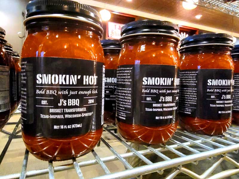 Shop delicious Smokin' Hot sauce at J's BBQ Sauce Hub in Ripon WI.